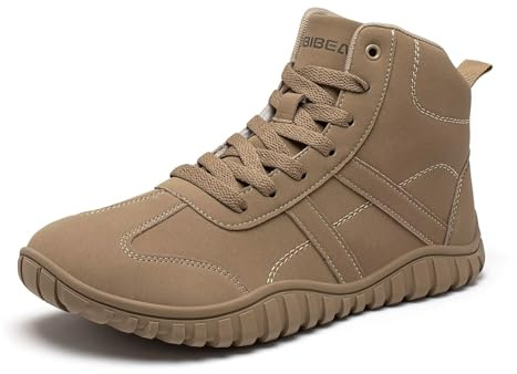 HOBIBEAR Unisex Wide Barefoot Boots for Mens Womens Hiking Outdoor Walking Shoes