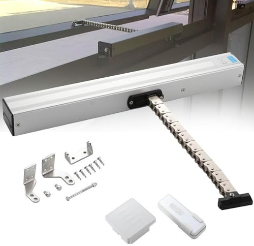 XSDAJSD Attuatore Elettrico per Apertura finestre 24V, Corsa 300mm-1000mm, aprifinestre Automatico a Catena per finestre a Battente, lucernari, sfiati sul Tetto