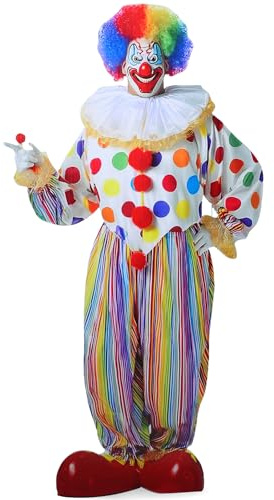 DoubleFill 6 ft Clown Stand up Cardboard Cutout Life Size Circus Theme Party Decoration Backdrop Photo Stand up Cardboard Cutout for Carnival Circus Party Decor