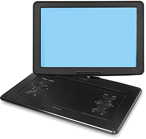15.6 Inches Portable DVD Console CD EVD VCD MP3 MP4 Player Inch LED LCD HD Screen E-book Game TV USB Input AV Output