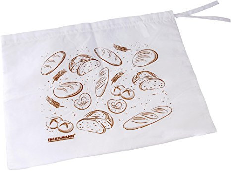 Fackelmann 43511 Brotbeutel, Baumwolle, 43 x 34 cm