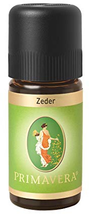 PRIMAVERA Ätherisches Öl Zeder 10 ml - Aromaöl, Duftöl, Aromatherapie - ausgleichend, stabilisierend, stärkend - vegan