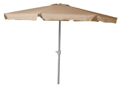 MERXX Marktschirm, rund beige, Ø 400 CM
