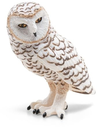 Papo -Figuras pintadas a Mano -Vida Silvestre-Búho nevado-50167-Coleccionable -para Niños y Niñas de 3 Años o Más
