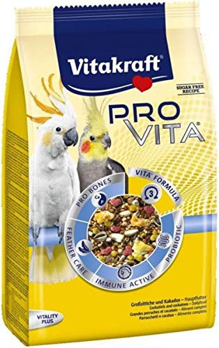 Vitakraft Pro Vita, Großsittisch und Kakadu Futter - 750g