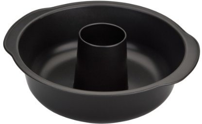 IBILI 821824 - Stampo per Ciambella, in Acciaio Inox Antiaderente, 24 cm, Colore Nero