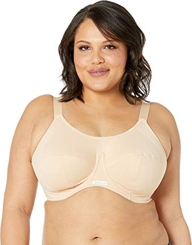 Elomi 8041 Energise U/W full kupa stödjande multiway J krok sport-bh, NAKEN, 75K
