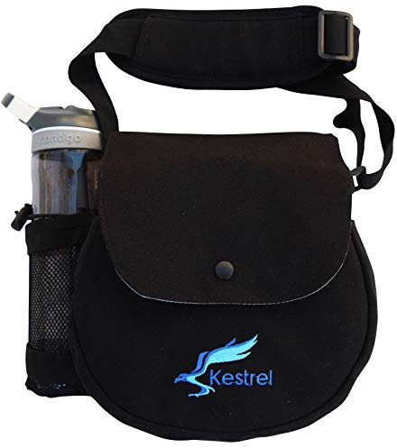 Kestrel Disc Golftasche | Passend für 6-10 Discs + Flasche | Für Anfänger und Fortgeschrittene Disc Golf Spieler | Extrem strapazierfähiges Canvas | Disc Golf Bag Set | Kleine Disc Golf Tasche
