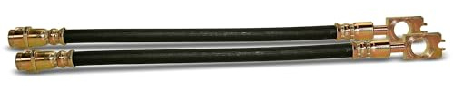 BESTPRICE 2x Bremsschlauch hinten Kompatibel mit A udi A4 B7 Cabriolet (8HE), A4 B7 (8EC), A4 B6 (8E2), A4 B6 Cabriolet (8H7), A4 B7 Avant (8ED), SEAT EXEO ST (3R5), EXEO (3R2)