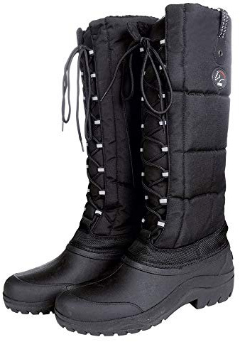 HKM Unisex Husky Winterthermostiefel, Schwarz, 38