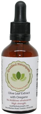 Olive Leaf Extract with Oregano Oil Pipette Bottles Various Sizes (60ml)