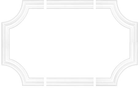 1 Segment | Arc segmentaire à la plinthe AD325 | Stucco | PU | anti-chocs | Perfect | AD325-12