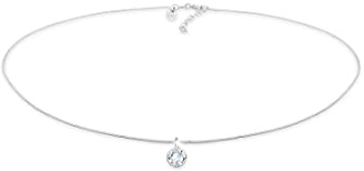 Elli Halskette Halskette Damen Choker Basic Funkelnd mit | Kristall 925 Silber