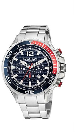 Reloj cronógrafo hombre Nautica trendy cód. NAPNSTF13, turquesa