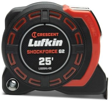 Lufkin Shockforce G2 26-ft Autolock Tape Measure- L1225ALCME-02