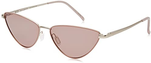 MODO & ECO Unisex Naxos Sonnenbrille, WARM PINK/Gold, 56