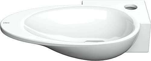 CLOU First Wandmontiert Handwaschbecken 38,8x24,6x9 cm Weiß