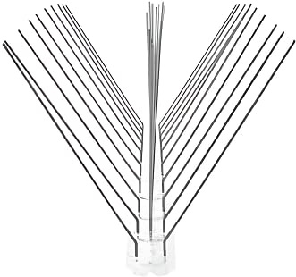 GLB Green Level Berlin -> Pinchos para Palomas | Acero Inoxidable | 10 Metros | Base de policarbonato | Palomas y Gaviotas | 60 púas por Metro | Fabricado en España