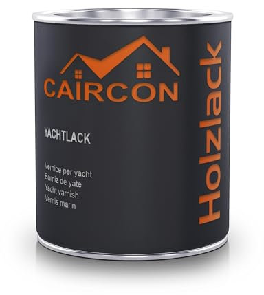Yachtlack Lichtblau Glänzend Bootslack Holzlack Bootsfarbe für Holz und Metall - 750ml