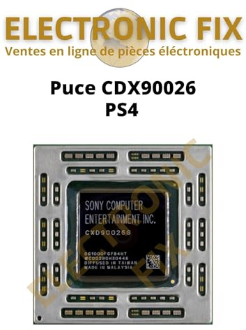 ELECTRONICFIX Puce BGA CXD90026G Original Compatible avec PlayStation 4 CXD90026G