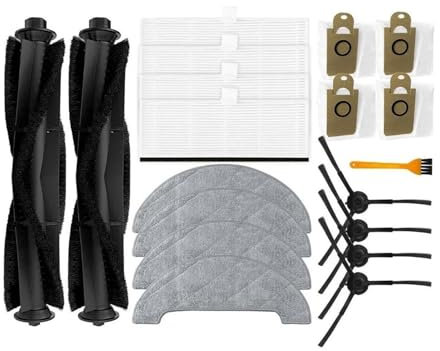 NQILGDOH vacuum cleaner Main Side Brush Filter Mop Dust Bag Accessories. Compatible For Arnagar S8 Pro. Vacuum Clenaer Replacement Spare Parts