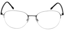 Rodenstock Brille mit Sehstärke für Unisex optional mit Sonnenbrillentönung oder Blaulichtfilter, Rund, gefertigt aus Titan (inklusive Brillenetui)