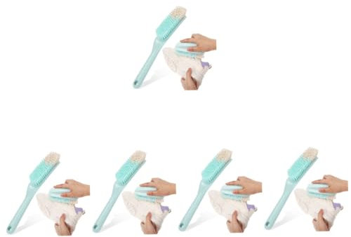 PACKOVE 5juegos Cepillos De Limpieza Multifuncionales Cepillo De Zapatos De Mango Herramientas De Limpieza para Hogar y Alfombras Diseño Ergonómico Cerdas Densas para Eliminación