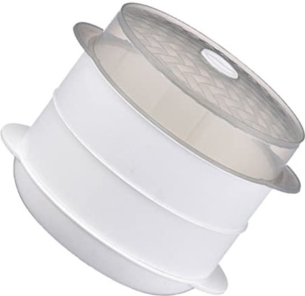 COLLBATH Forno A Microonde Vaporiera Da Cucina Contenitore Per Cibo Resistente Alle Alte Temperature Vaporiera Multifunzionale