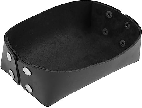 bnsggl Valet Tray Viereckiges Würfeltablett Schreibtisch Kommode Leder Tablett Für Den Eingangsbereich Dump Tabletts Für Schlüssel Münzen Geldbörse