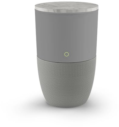 Dupray Bloom™ Air Purifier for Large Rooms with Planter or Custom Accent Table Design | For Home, Bedroom, Office, Dust, Pets | H13 HEPA Air Filtration (Accent Table - Marble, Marble)