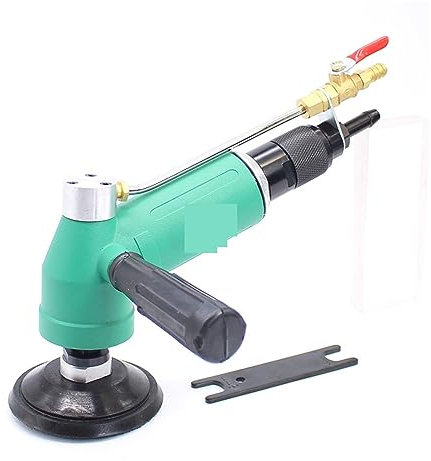 Nasspoliermaschine, Wasserzuführung Typ 4 Zoll pneumatischer Wasserschleifer Luft-Nassschleifer Polierer 100 mm Wasser-Nassschleifer 110 Grad