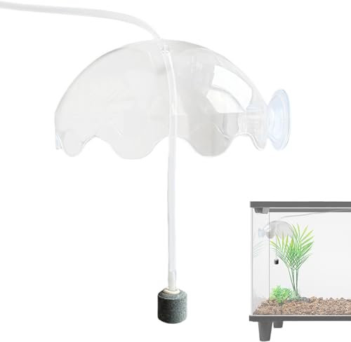 Oxygène dissous pour aquarium, aérateur de cuve à poisson | Kit d'aquarium diffuseur de bulles d'oxygène avec tuyau, pierre d'air,Couvre-éclaboussures en acrylique, bouclier étanche pour le pêche à la