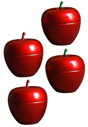 GETAJGHSD 4 Latas De Para Dulces, Latas De Té Vacías, Contenedores De Dulces, Cajas De, De Galletas Vacías, Recipientes De Almacenamiento Para El Hogar, Frascos Con Tapas,