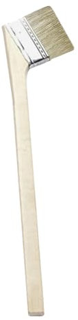 Painting Brush, Flat Paint Brush, 4-Inch Multi-Purpose Dust Remover Polishing Tool for Home Improvement Furniture Restoration Paste Varnish Application, Fiber and Bristle Material