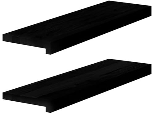 Snsowed Davanzali 2 pz Marrone Scuro 70x20x2 cm Legno Massello Rovere,Davanzali per Finestre,per Interni,Davanzale Interno,Soggiorno,Decorazione-4009173