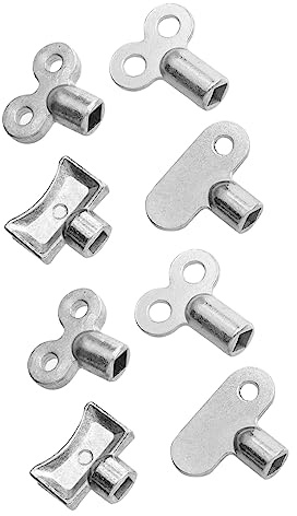 Operitacx 8pcs Radiator Bleed Keys Multi Functional Air Valve Tools for Efficient Radiator Maintenance Durable Design for Easy Use Convenient Storage