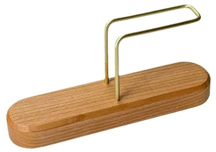 Watreketal Wood Paper Rack Stylish Wooden Filtering Papers Stand Fan Shapes Filter Tissue Holder Ornament Coffee Lovers Coffee Filter Stand