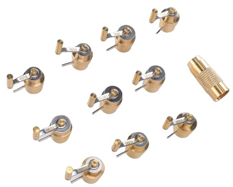 Juego de Bobinadora de Resorte Principal de Reloj de Latón, Herramienta de Bobinadora de de Reloj Duradera para Reparación de Relojes, Kit Profesional para Relojero