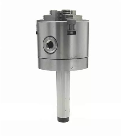 Mandril para torno de madera Juego de mandril de 3 mordazas for torno de madera, K11-80 con adaptador de MT2-80, brida de 80MM, 2 uds.