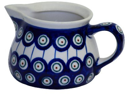 Bunzlauer Milchkanne 0.6L, Ø16.3cm, H=10.2cm im Dekor 8