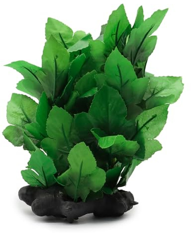 Amtra Deko Plant Hygrophila - Decorazione pianta finta atossica per Acquari, Accessorio ornamentale subacqueo, Decorativo rifugio nascondiglio, Dimensione 36*16*7 cm
