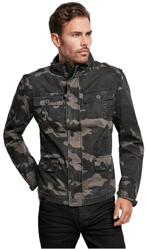 Brandit Britannia Jacket, color: darkcamo, size: L