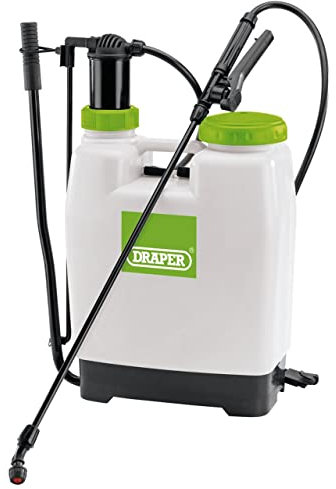 Draper Knapsack Garden Sprayer 12L | Backpack Pump Action Pressure Sprayer | Weed Killer Pump Sprayer | Patio Cleaner | 63056