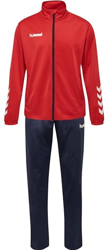 hummel hmlPROMO Poly Trainingsanzug Kids rotblau, 12 (152) Kinder