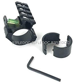 ZEITWISE Toprail 45mm mit Libelle Picatinny Rail Schiene für Zielfernrohre 25,4mm oder 30mm Rotpunkt Adapter