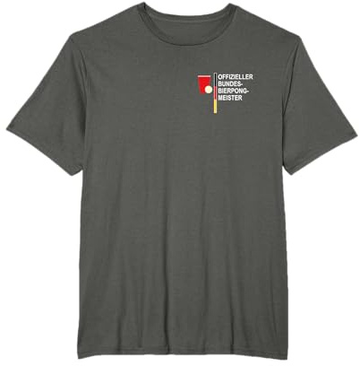 beer pong red cups T-Shirt Offizieller bier pong meister T-Shirt