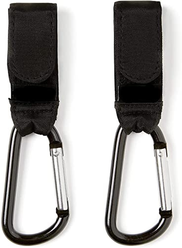 Tuokay Universale Haken, 2er Kinderwagen Haken Clips für Wickeltaschen, Kinderwagen, Taschen, Anhänger, Handtaschen