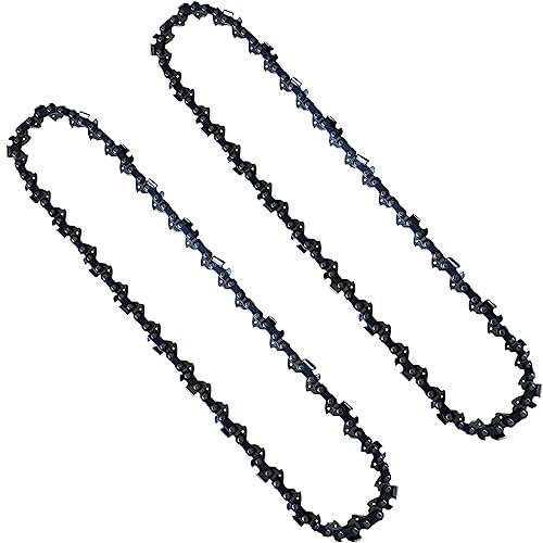 Opuladuo 2X 12 Inch (30 cm) Chainsaw Chains for Dewalt DCM565N, Replacement Chain Saw Chain fit Ryobi OCS1830-3/8 Pitch, .043(1.1 mm) Gauge, 45 Drive Links