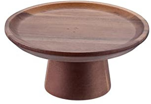 OQHAIR Soporte para Tartas Bandeja Alta para Pasteles Bandeja de Madera Adornos Mesa de Postres de Boda Soporte de exhibición Bandeja para refrigerios de Frutas para el hogar Soporte para