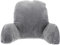 Lurrose Reading Pillow for Bed Adult Size, Back Rest Pillow Seat Cushion with Arms, Pockets and Washable Cover Use as a Back Pillow for Sitting in Bed for Bedrest